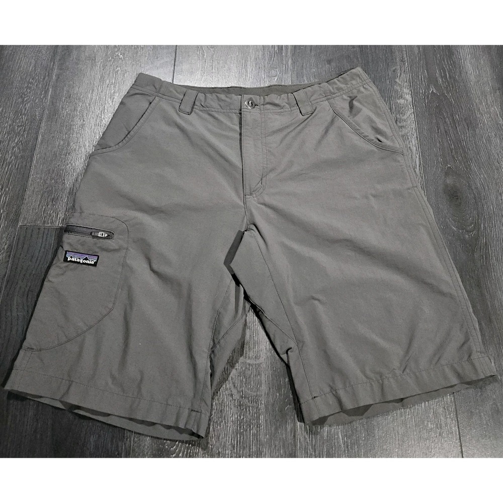 Patagonia Rock Guide Short Men 38 Gray Stretch Outdoor Hiking Fishing Deluge DWR